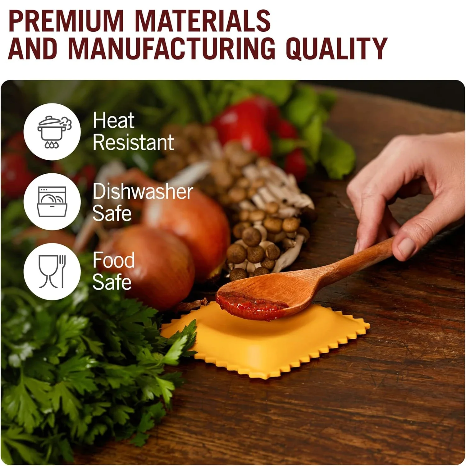 1pc Cute Cartoon Silicone Biscuit-Shaped Spoon Desktop Anti-Scalding Rest - Heat Silicone Mat for Kitchen Gadgets