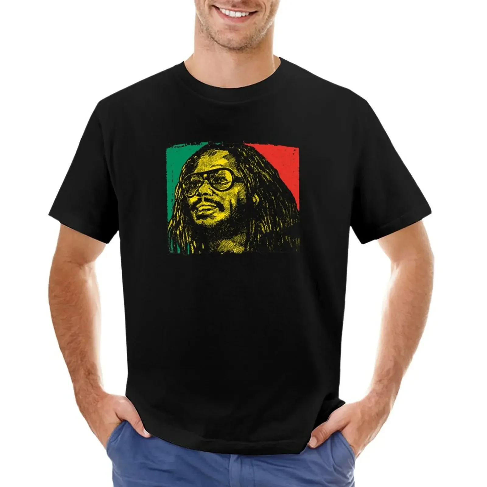 Jacob Miller - Roots Rock Reggae T-Shirt Moda Coreana Cute Top Magliette Alte Da Uomo