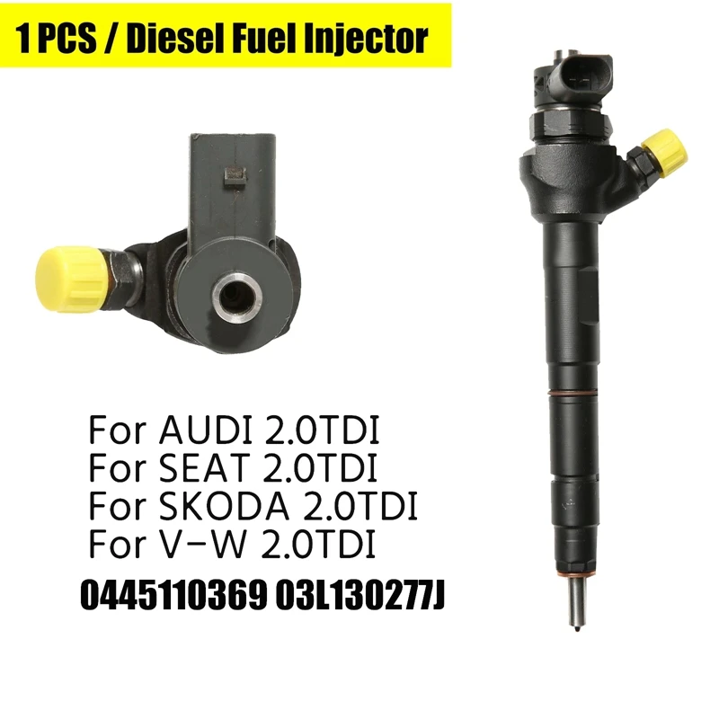 

Форсунка дизельного топлива для VW A4 A6 Q5 Seat Skoda 2,0 TDI 0445110646 0445110369 03L130277J 03L130277Q