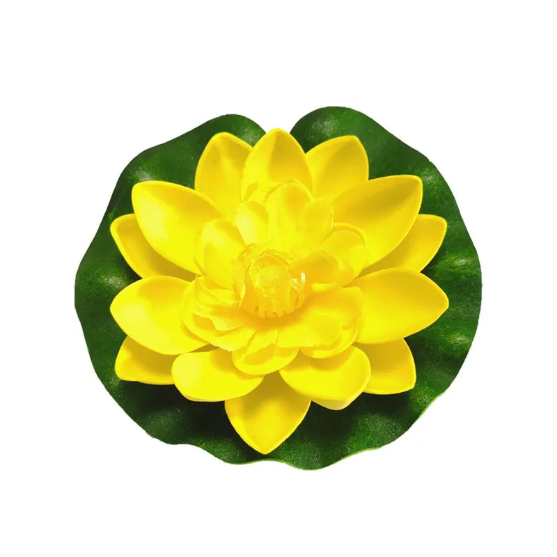 Floating Lotus Artificial Flower - Lifelike Water Lily for Pond and Garden Decoration
