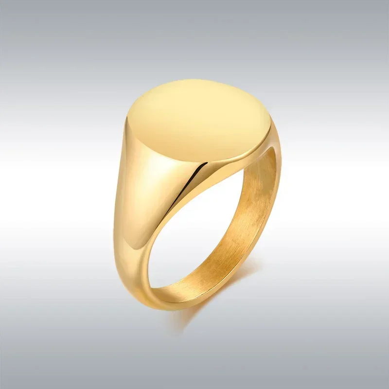 Fashion Month 19mm Wide Matte Stainless Steel Ring - Comfort Fit Band For Men & Women, Size 7 - View #14