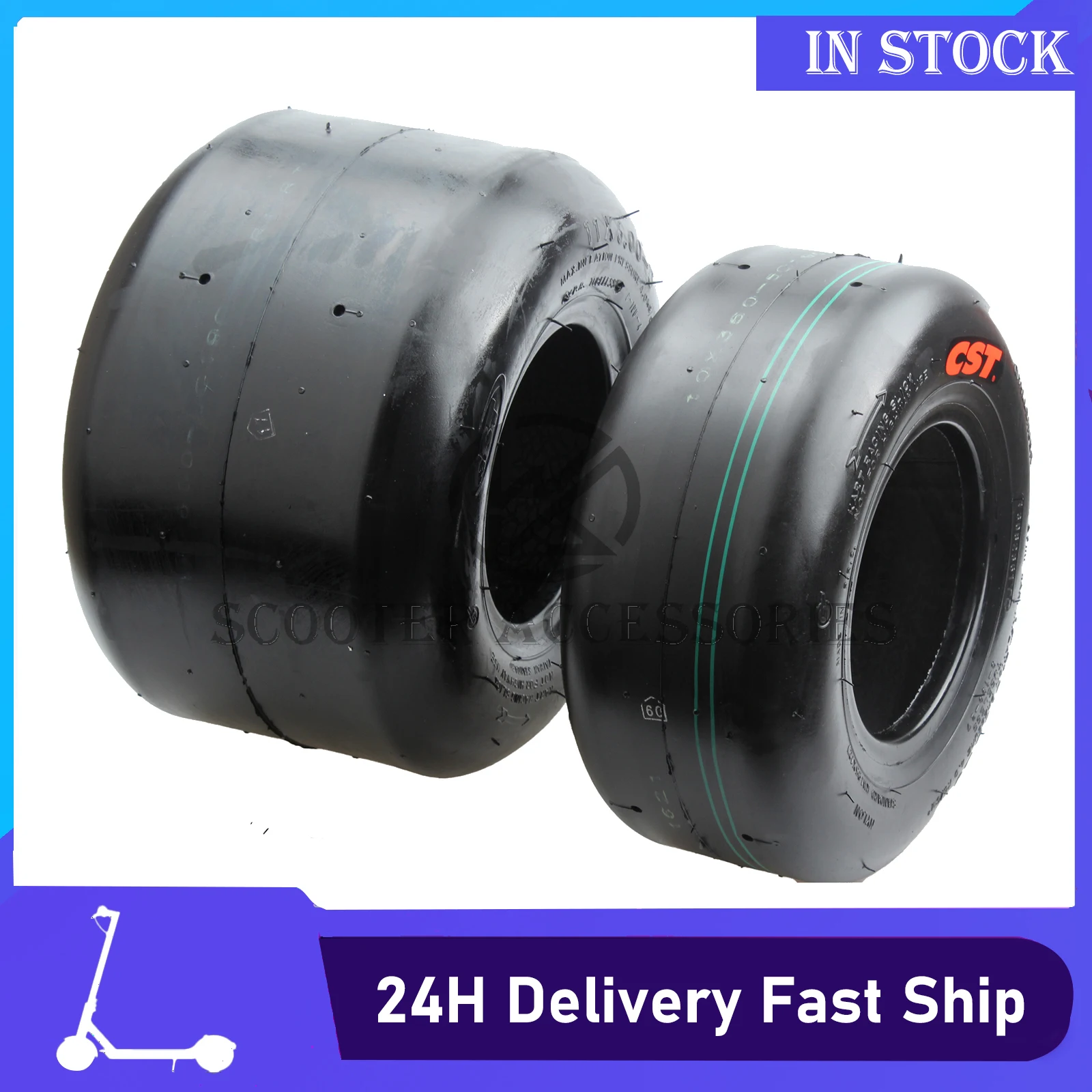 High Quality 11X6.00-5\10x3.60-5 Go Karts Tubeless Tyre Rain Pattern
