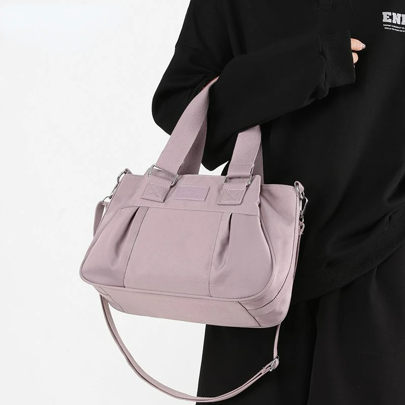 

2023 New All-Match Shoulder Bag Large Capacity Versatile Canvas Handbags Women Nylon Messenger Bag