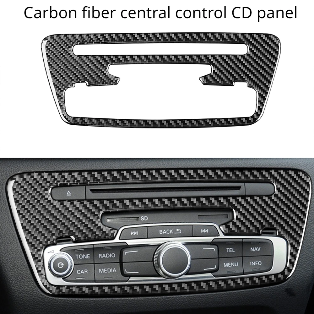 

Car Interior Central Control CD Panel Decoration Cover Trim Sticker Decal For Audi Q3 2013 2014 2015 2016 2017 2018 Accessories