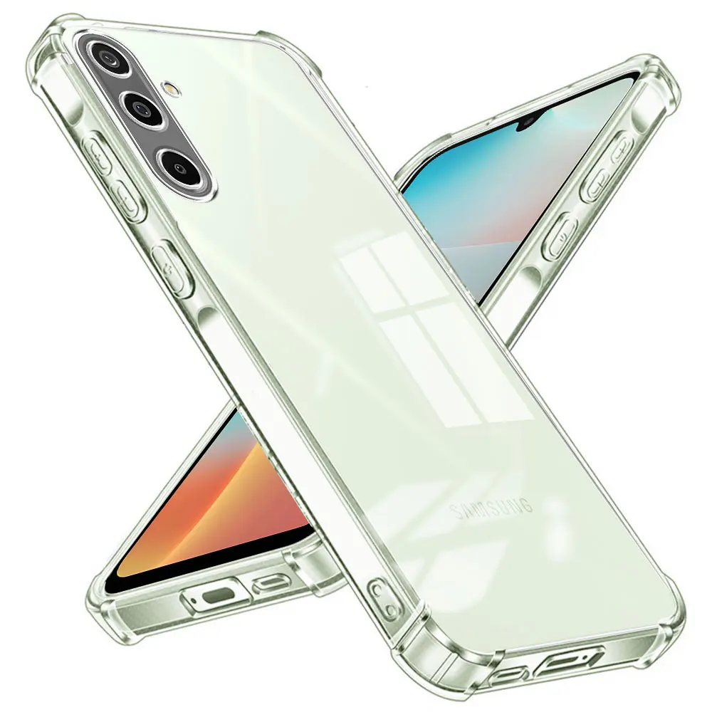 Shockproof Clear Soft Silicone Phone Case - Durable Protective Bumper Cover