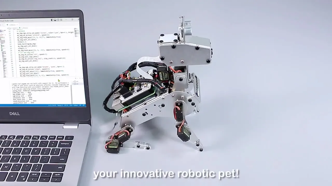 SunFounder PiDog ロボット犬キット Raspberry Pi 5/4/3B+/3B/Zero 2