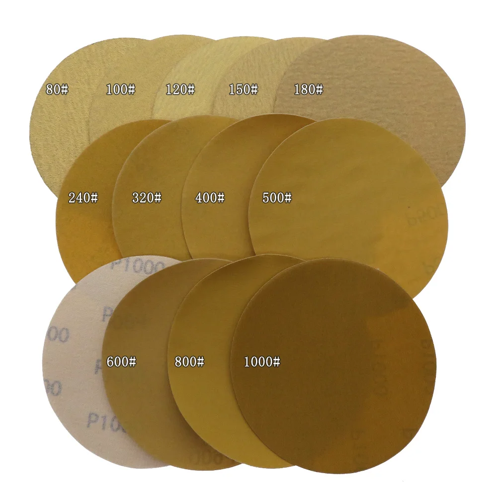 Lote De 110 Discos De Lijado De 125 Mm Con 8 Orificios Xcdhemde, Granos Del 40 Al 2000, Para Lijar Y Pulir