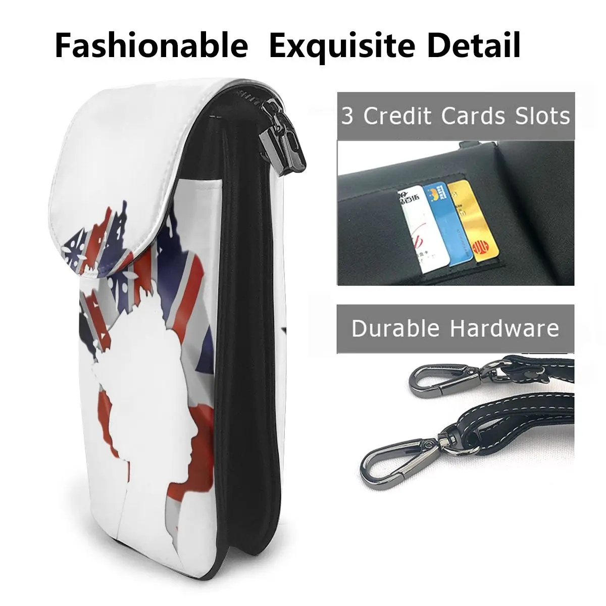 Designer Luxury Embroidery Purse Low Price Sublimation Credit Card