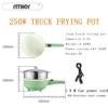 24V Multifunction Electric Frying Pan Steamer Home Appliance Portable for Truck RV Camper and Camping 6