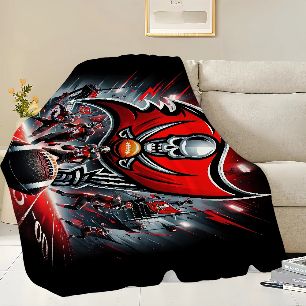 T-Tampas B-Bay B-Buccaneers Blanket Skin friendly comfort warm soft plush blanket suitable sofa living room office bedroom 4