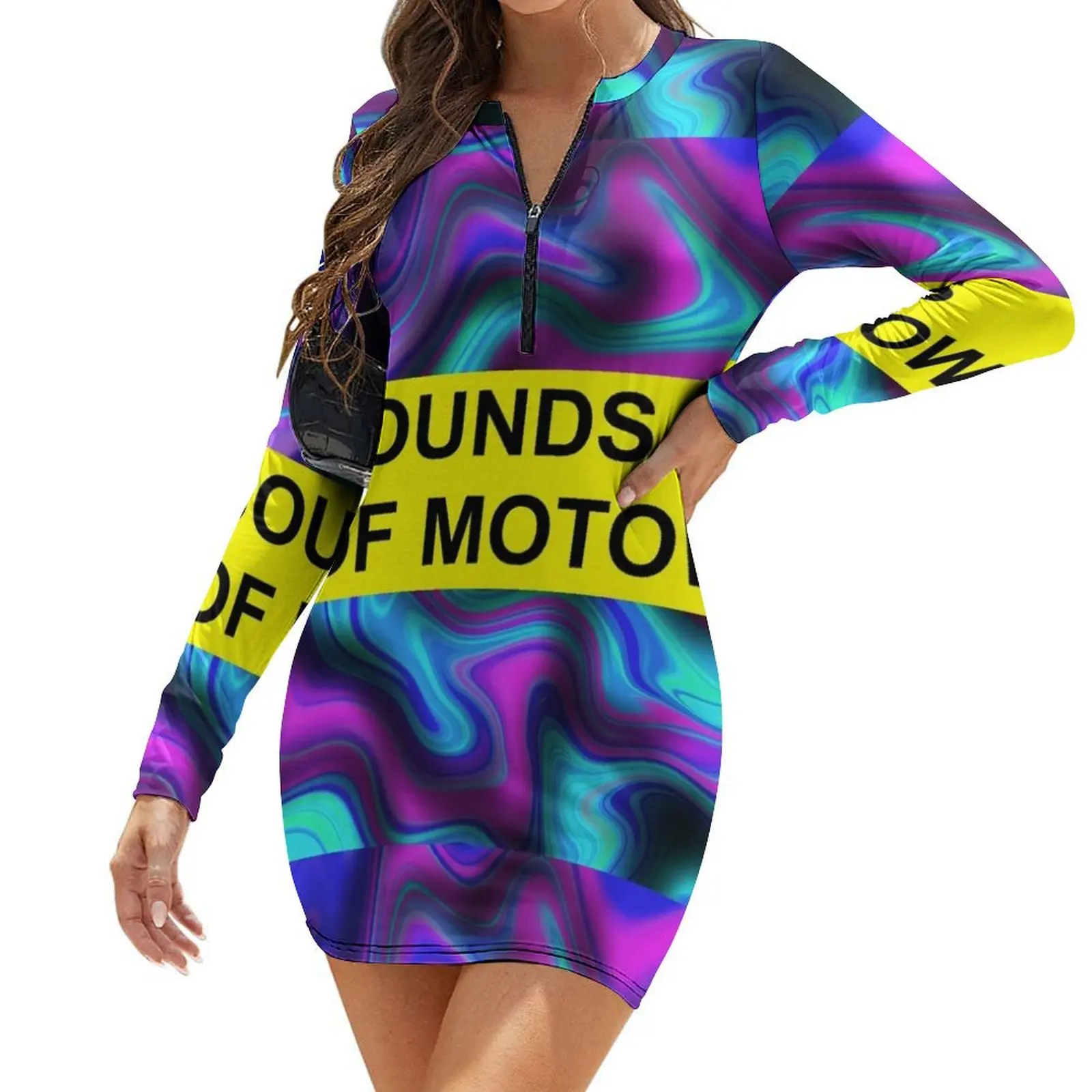

sounds of motown Long-Sleeve Bodycon Dress Woman's evening dress Dress for pregnant women womens clothing