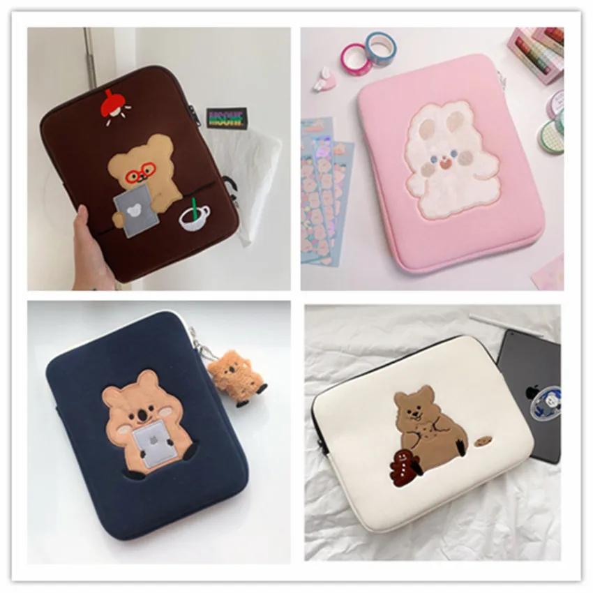 Новинка чехол для ноутбука Ins Cherry Bear Koala Mac Ipad Pro 9 7 10 8 корейский лимонный тюльпан 11
