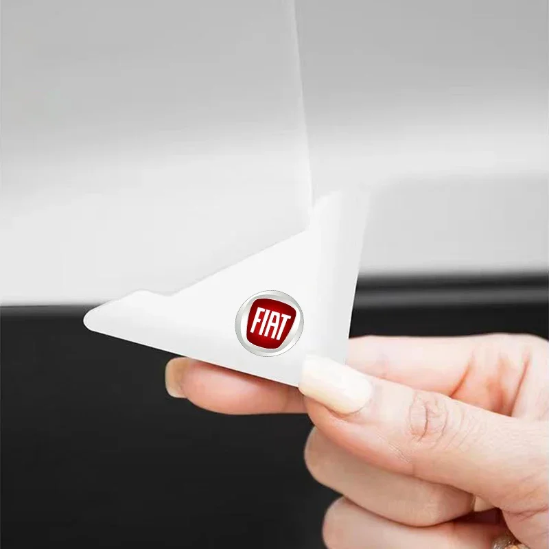 2개입 실리콘 자동차 도어 코너 커버 범퍼 충돌 스크래치 보호대 피아트 JUNTO 아바르트 500 스틸로 두카토 팔리오 브라보 도블로 에지아용