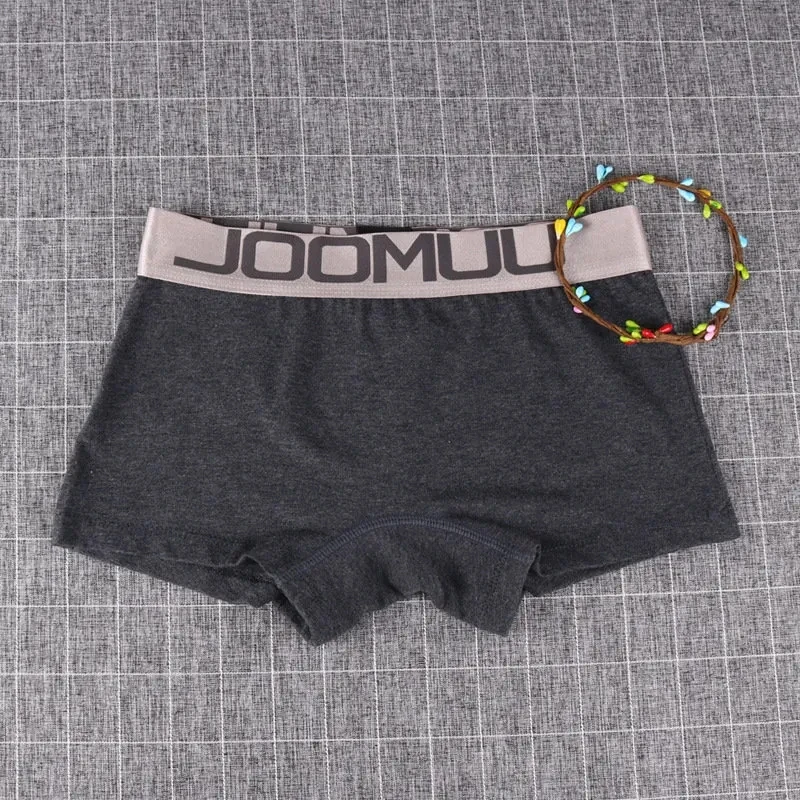 Cotton Panties Boxer Underwear Ladies Breathable Letter Belt Briefs Sports Female Knickers Boyshorts 3PCS