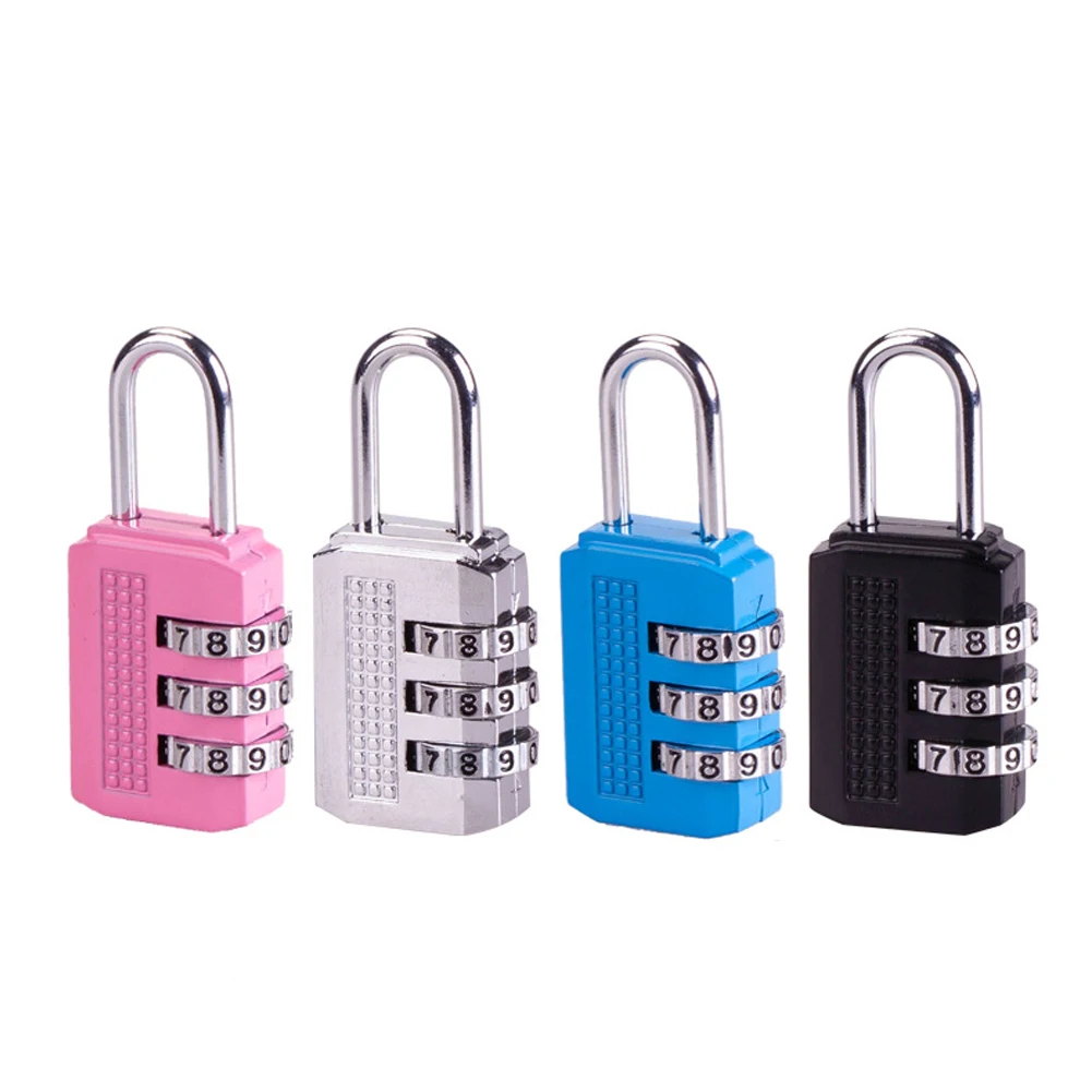 Durable And Practical Cabinet Locker Lock Combination Lock 3 Digit Combination Padlock Luggage Coded Lock Security Security Lock