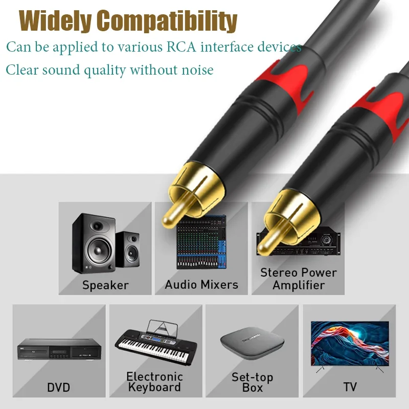 DREMAKE  ̺ RCA - () ϷƮ Ÿ, TV, DVD, VCD Ŀ, 0.3m, 0.5m, 1m, 2m, 3m