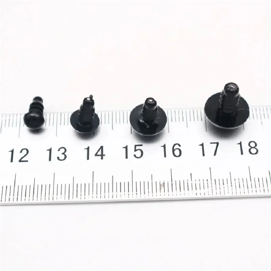 Plastic Safety Eyes 8/10/12/14mm For Toys Diy Mix Size Crochet Animal Eye Doll Toys Amigurumi Accessories