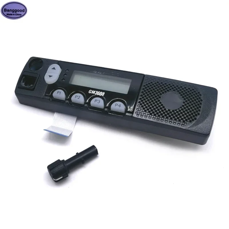 

Front Panel Head Case Cover+PCB Board+Knob Cap+Flex Cable For Motorola GM3688 Car Mobile Radio Walkie Talkie Repair Accessories