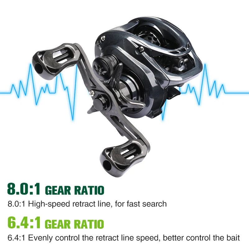 

TSURINOYA 135g Ultra light Baitcasting Fishing Reel GENIUS 50H ELF 50 6.5g Spool 6.4:1 8:1 Bait Finesse Light Game Casting Reel