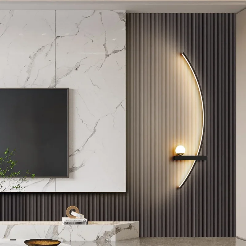 LED Wall Lamp Wall Light Led Light Nordic LED Wall Lamp Stripes Wall Sconce for Bedroom Bedside Living Room Study Stairs Home Decor Indoor Lighting Fixture Luster