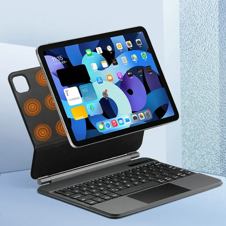 Applicable to iPad11/10.9 inch Miaocun keyboard 10th generation tablet computer magnetic suspension touch Bluetooth keyboard