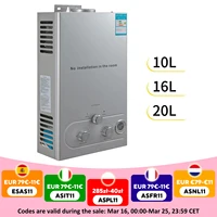 Chauffe-eau à gaz sans réservoir 10L/16L/20L chauffe-eau Portable instantané au gaz de pétrole liquéfié GPL chauffe-douche et petit chauffe-gaz pour Jacuzzi 1