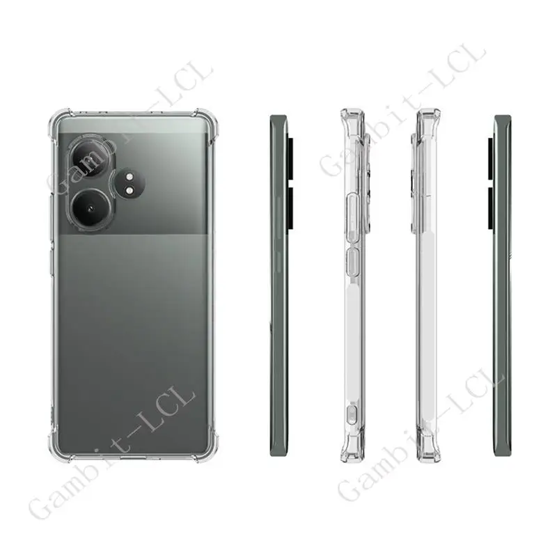 Shockproof Anti-Falling Soft Silicone TPU Back Cover Case