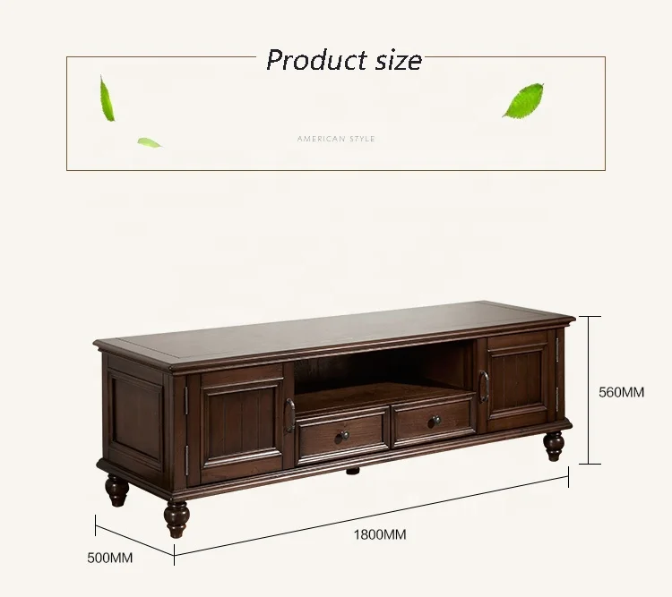 American Style Solid Wood Drawers Tv Cabinets Wooden Furniture Television Cabinet For Living Room Furniture Modern Tv Stand