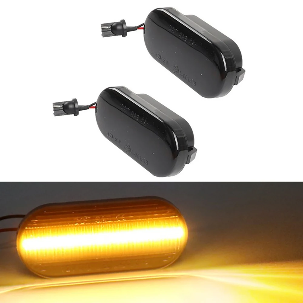 

2pcs Car LED Dynamic Side Marker Turn Signal Light Lamp for Ford C-Max Fiesta MK6 Focus MK2 Fusion Galaxy Bj Accessories