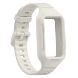 Silicone Wristband with Integrated Protective Case (Seagull Grey)