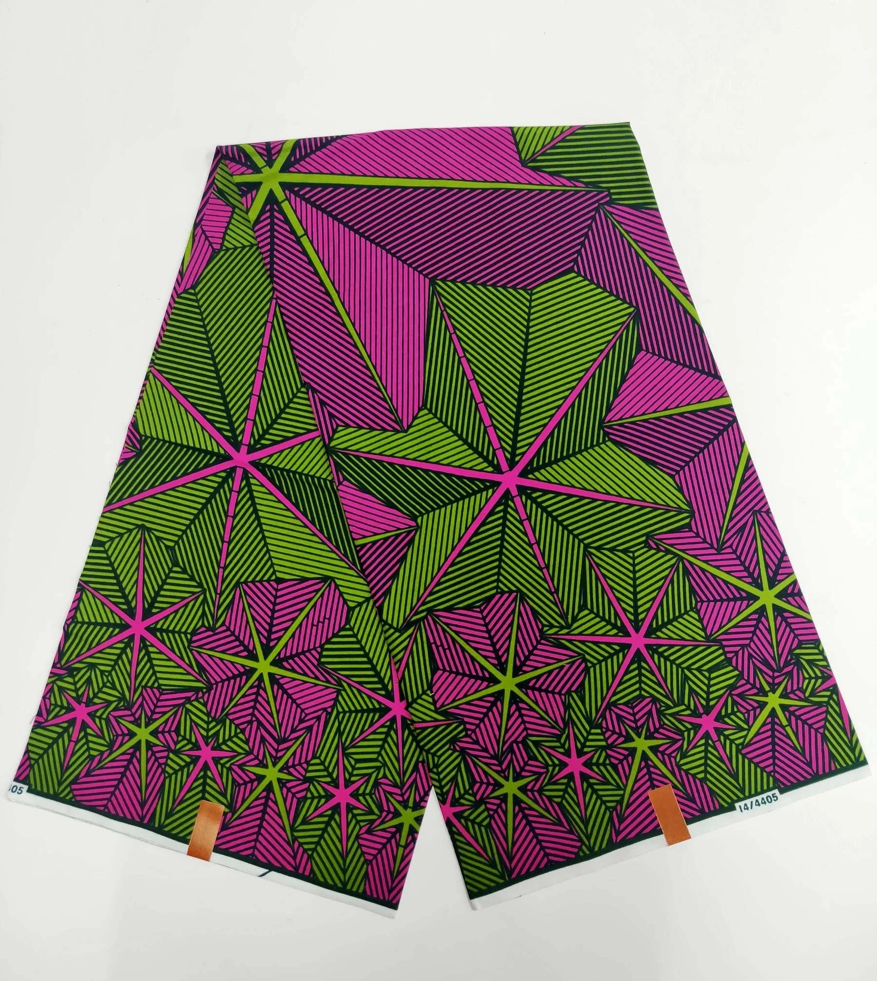 

Гарантированная Настоящая Африканская ткань с принтом из натурального воска, ткань в стиле Ганы с воском Анкары, 100% хлопок, мягкий дизайн, нигерийская восковая ткань