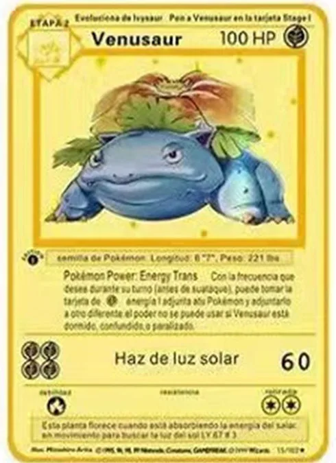 Pokemon Metal Card