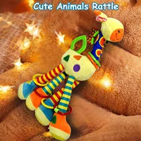 Newborn Photography Accessories - Giraffe Soothing Pendant, can produce different sounds when rubbed in different places 3