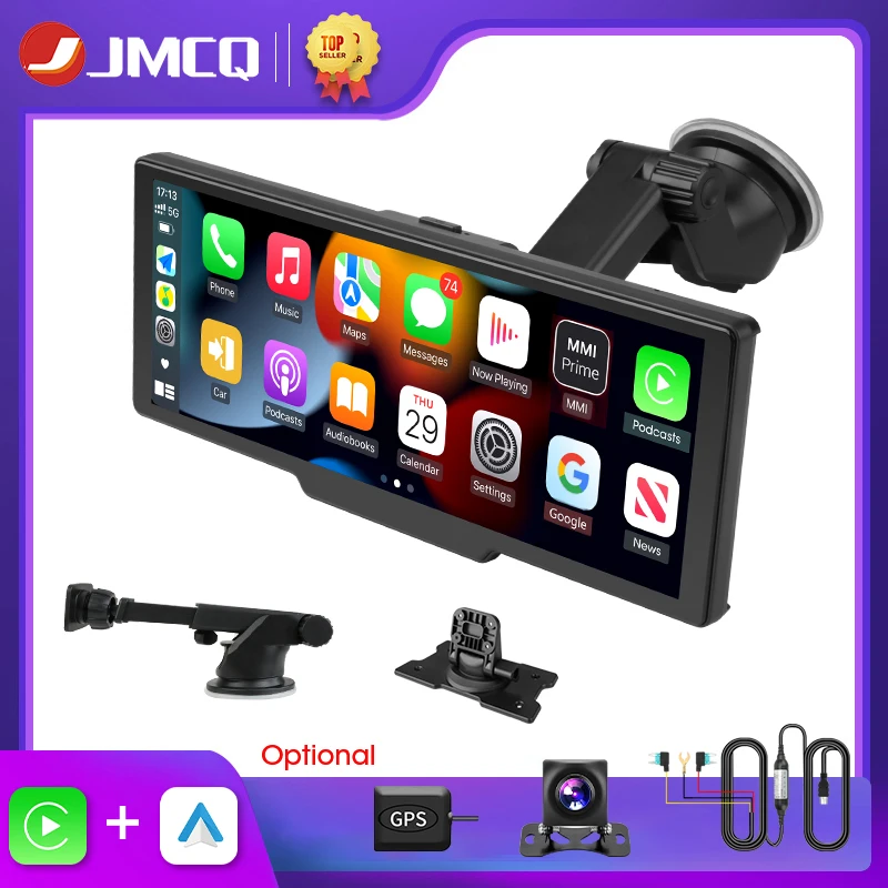 Rearview Mirror Dual Camera 4.3 HD LCD Touch Screen 1080p Dash Cam  Recorder, Universal Mount, Android System, WIFI