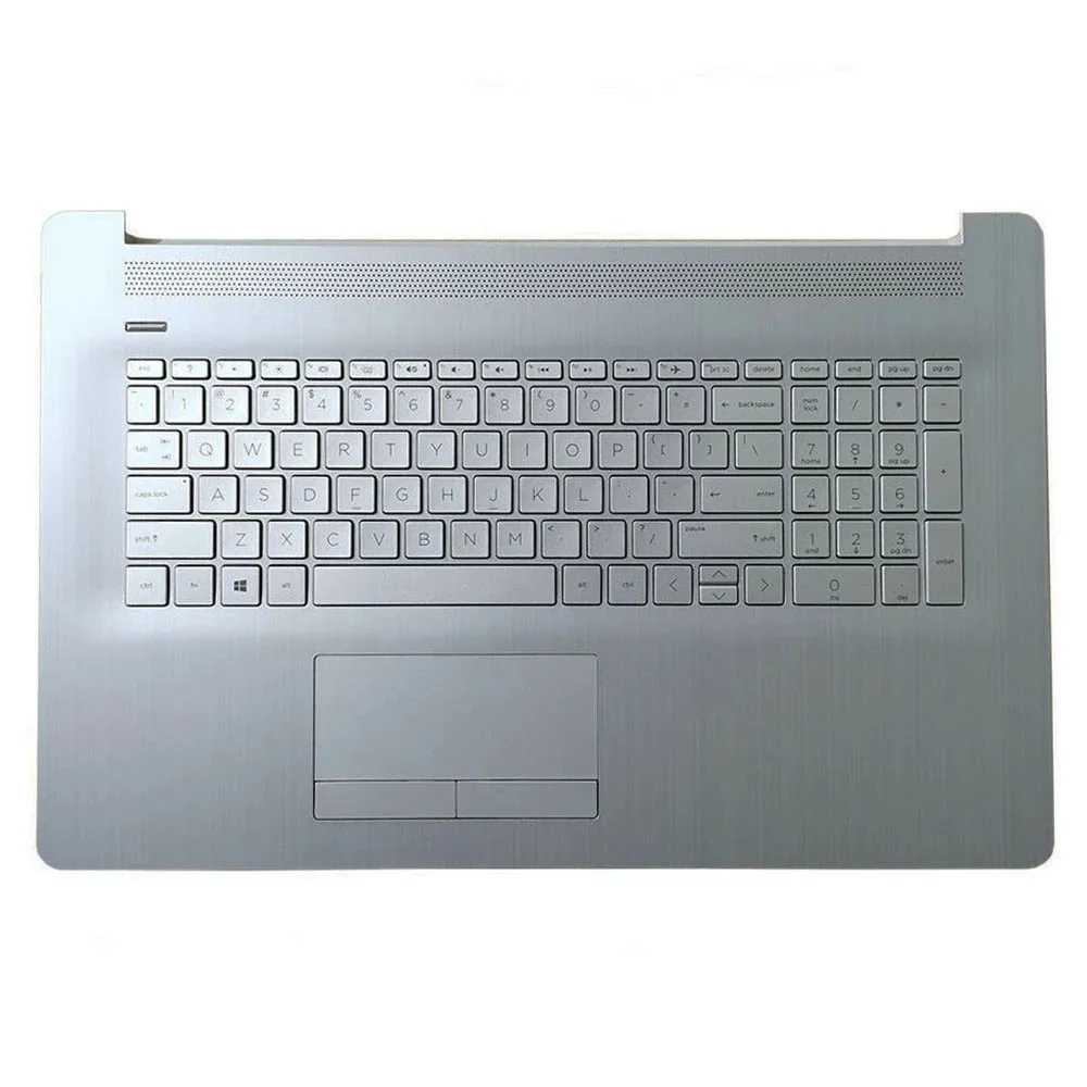 

NEW Palmrest Backlit Keyboard Touchpad for HP 17-BY 17-CA L92784-001 NON-ODD silver