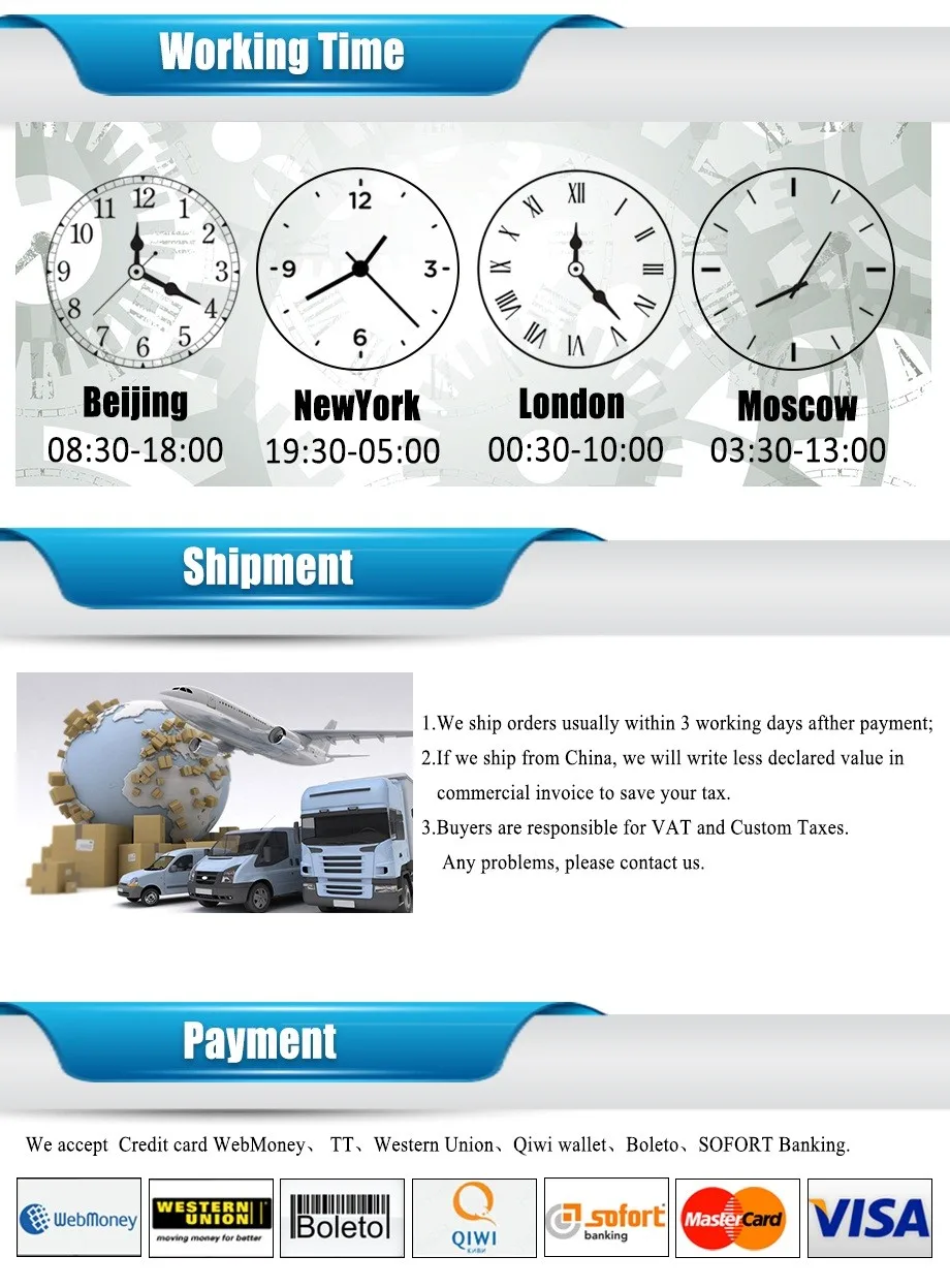 Time+shipment+payment