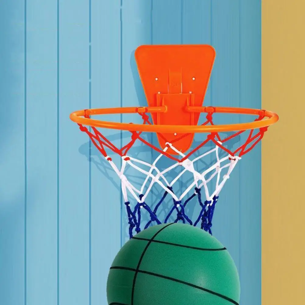 

Noise-reducing Basketball Impact-resistant Basketball Silent Basketball Set for Indoor Outdoor Training Quick Rebound for Adults