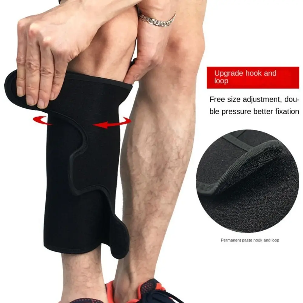 

Soft Calf Brace Shin Splint Support Adjustable Neoprene Calf Sleeve Circulation-boosting Gray Men/women