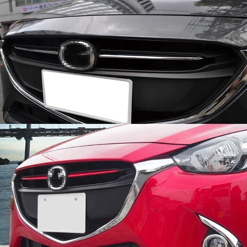 ڵ Ʈ ׸ ׸ Ŀ Ʈ  for Mazda 2 Demio 2015-2017 DJ DL Mazda2 Hatchback Sedan Styling
