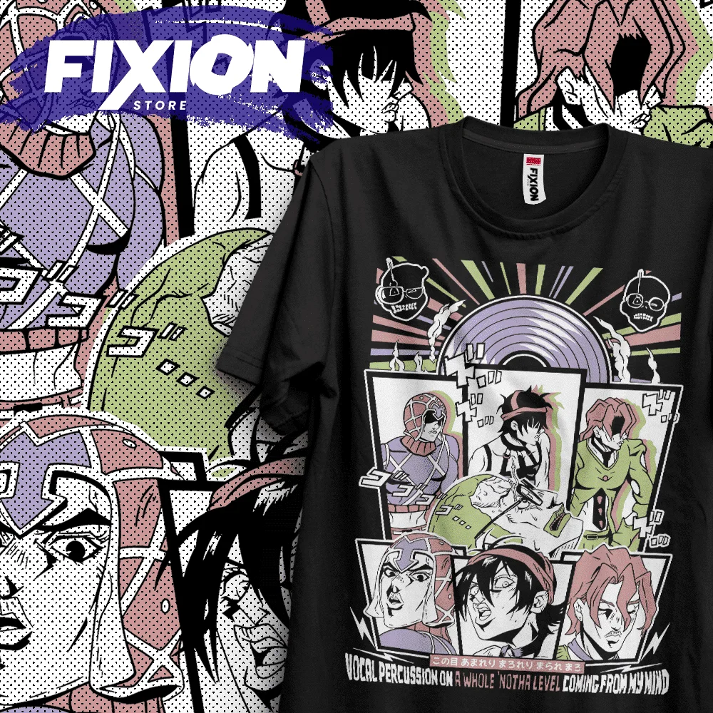 Jojo's Bizarre Adventure Anime Dance Graphic T-Shirt - Perfect Gift for Manga Fans, All Sizes, 100% Cotton