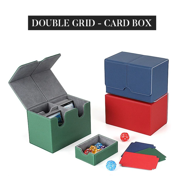 160 Card Deck Storage Box For Magic/Pokemon/YuGiOh TCG Card Storage Trading Card  Deck Box Commander MTG Card Carrying Organiser - AliExpress