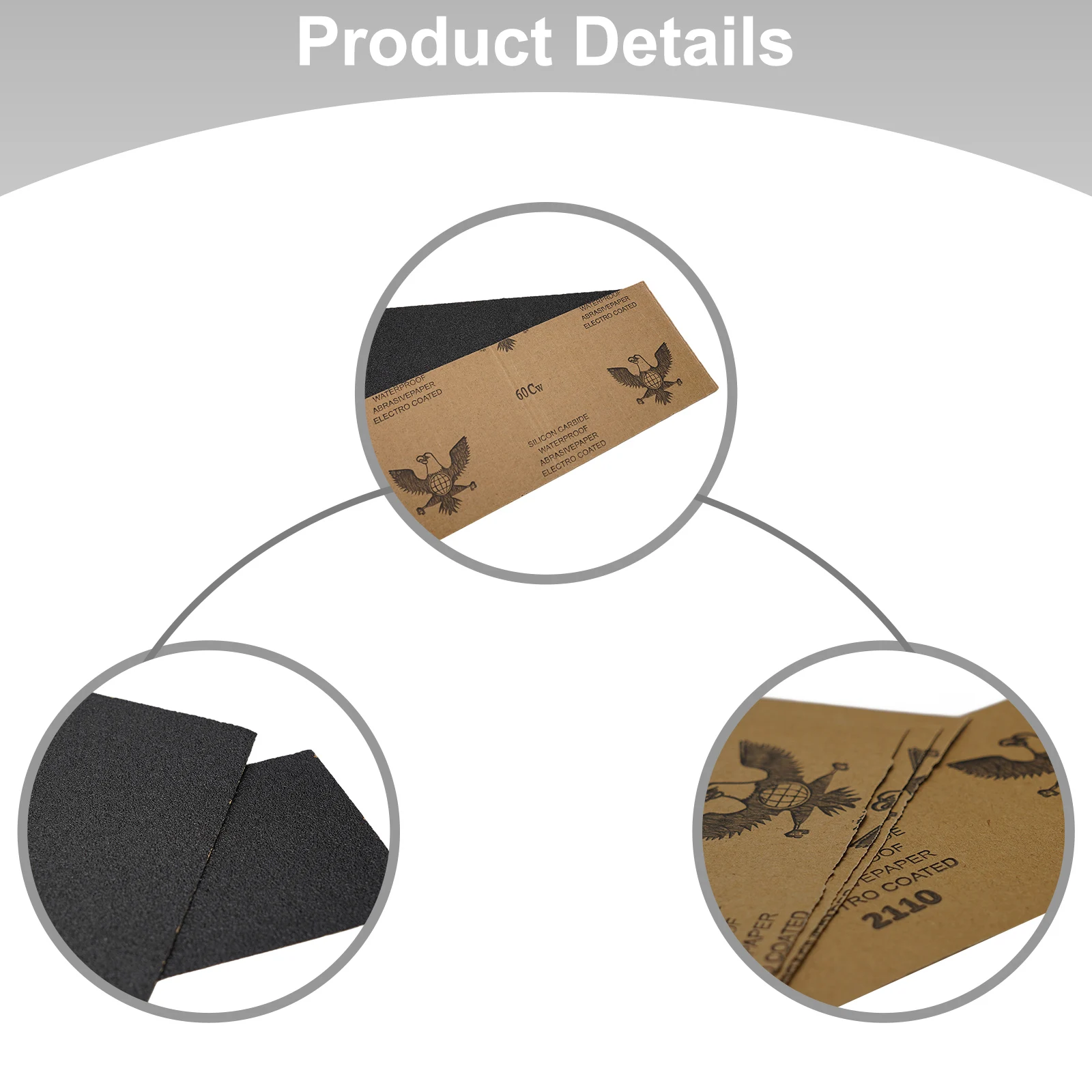 

20pcs Sandpaper Set 60-2000 Grit Sanding Paper Water Dry Abrasive Polishing Tool Workshop Equipment Power Tool Sandpaper Sheets