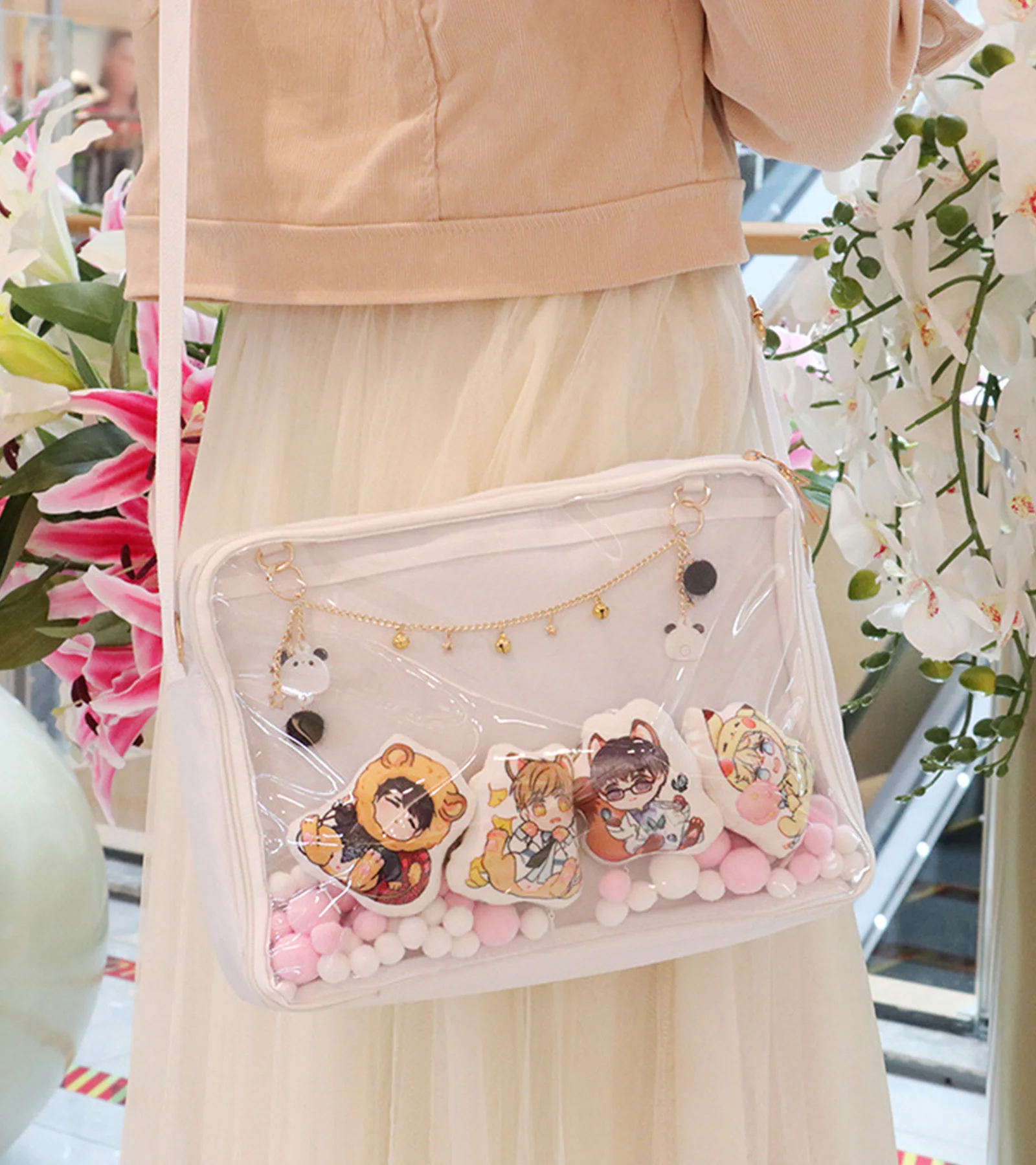 

Kawaii Ita Bag Japanese Bag Shoulder Crossbody Bag 2Way Itabag Harajuku, Casual And Versatile DIY Student