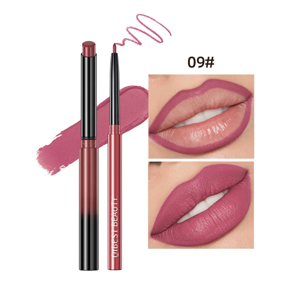 Lipstick Lip Pen Matte Color Does Not Fall Out Not Staining Lasting Waterproof Nude Color Lip Liner Pen Set Makeup Matte Lip 6