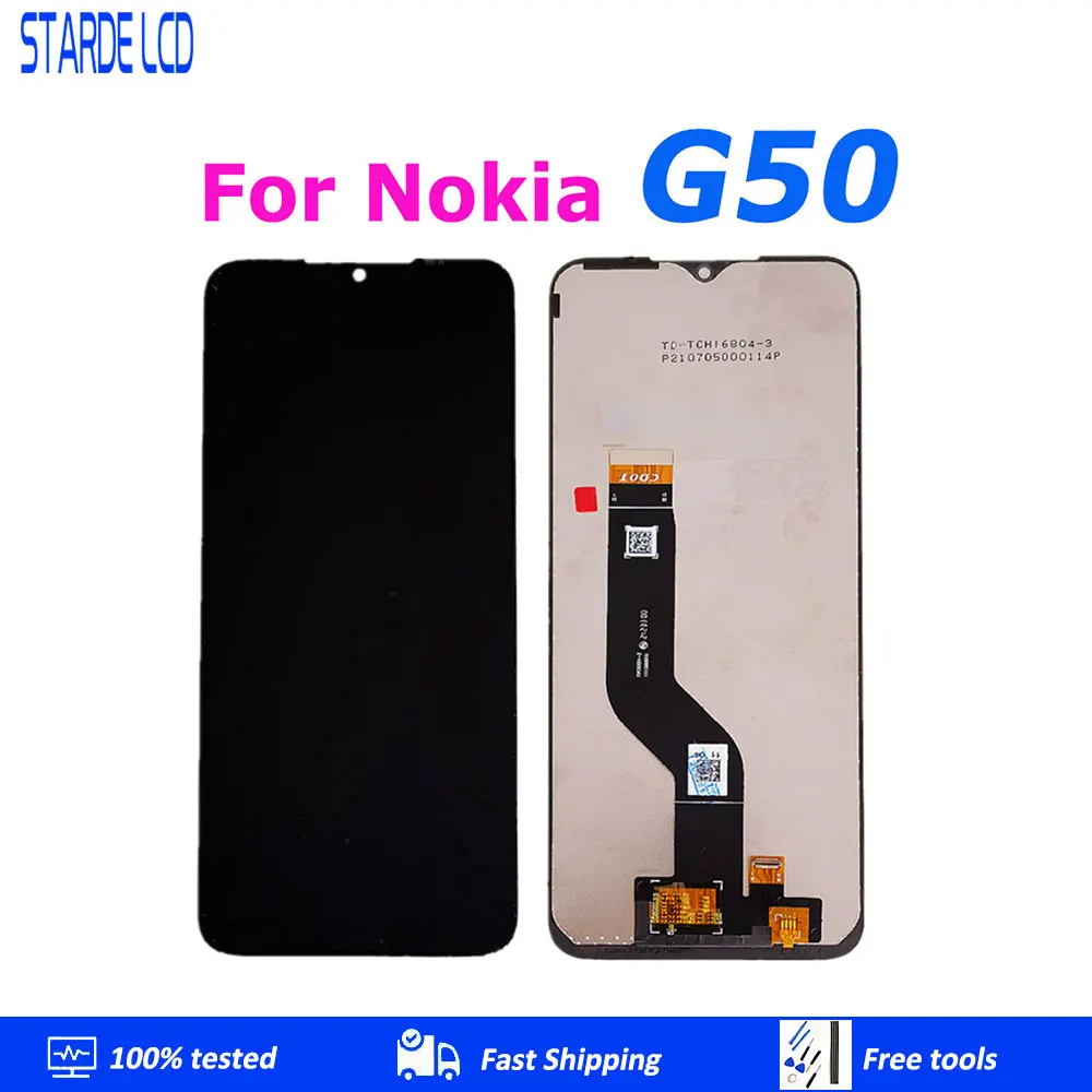 

AAA+ LCD 6.82" For Nokia G50 LCD Display Touch Screen Digitizer Assembly For Nokia G50 TA-1358 TA-1390 TA-1370 TA-1361 LCD