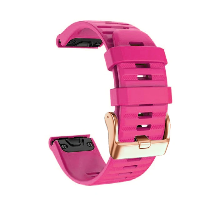 26/20/22mm Silicone Quick Release Watch Strap for Garmin Fenix 5 5S 6 6S pro 935 3 HR MK1 Watch Easyfit Wrist Band Strap Watch 