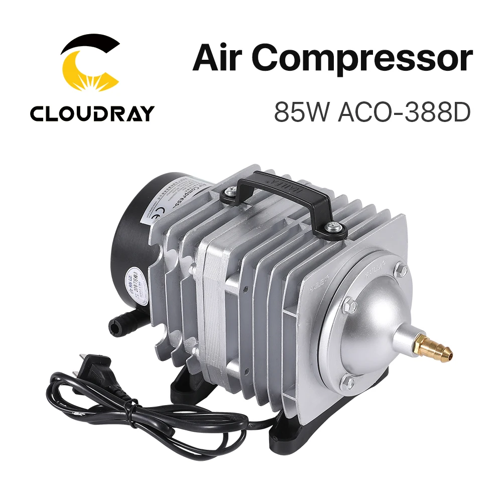 cloudray-85w-compressor-de-ar-eletrico-bomba-de-ar-magnetica-para-co2-gravacao-a-laser-maquina-corte-aco-388d