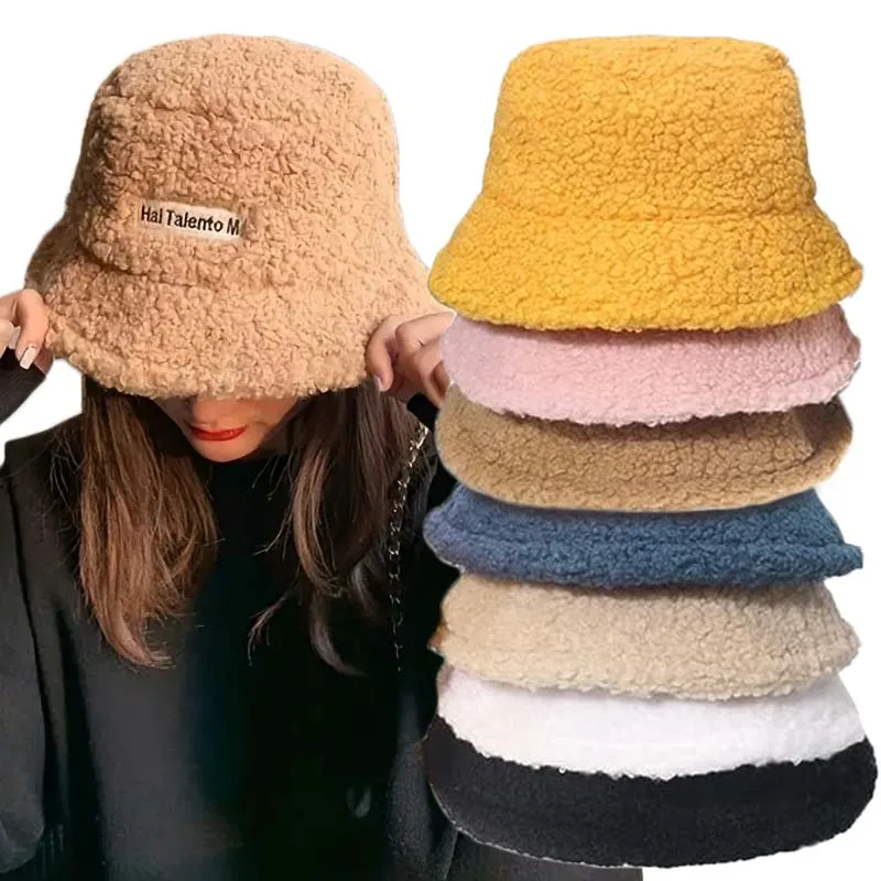 Lamb Bucket Hat For Women Winter