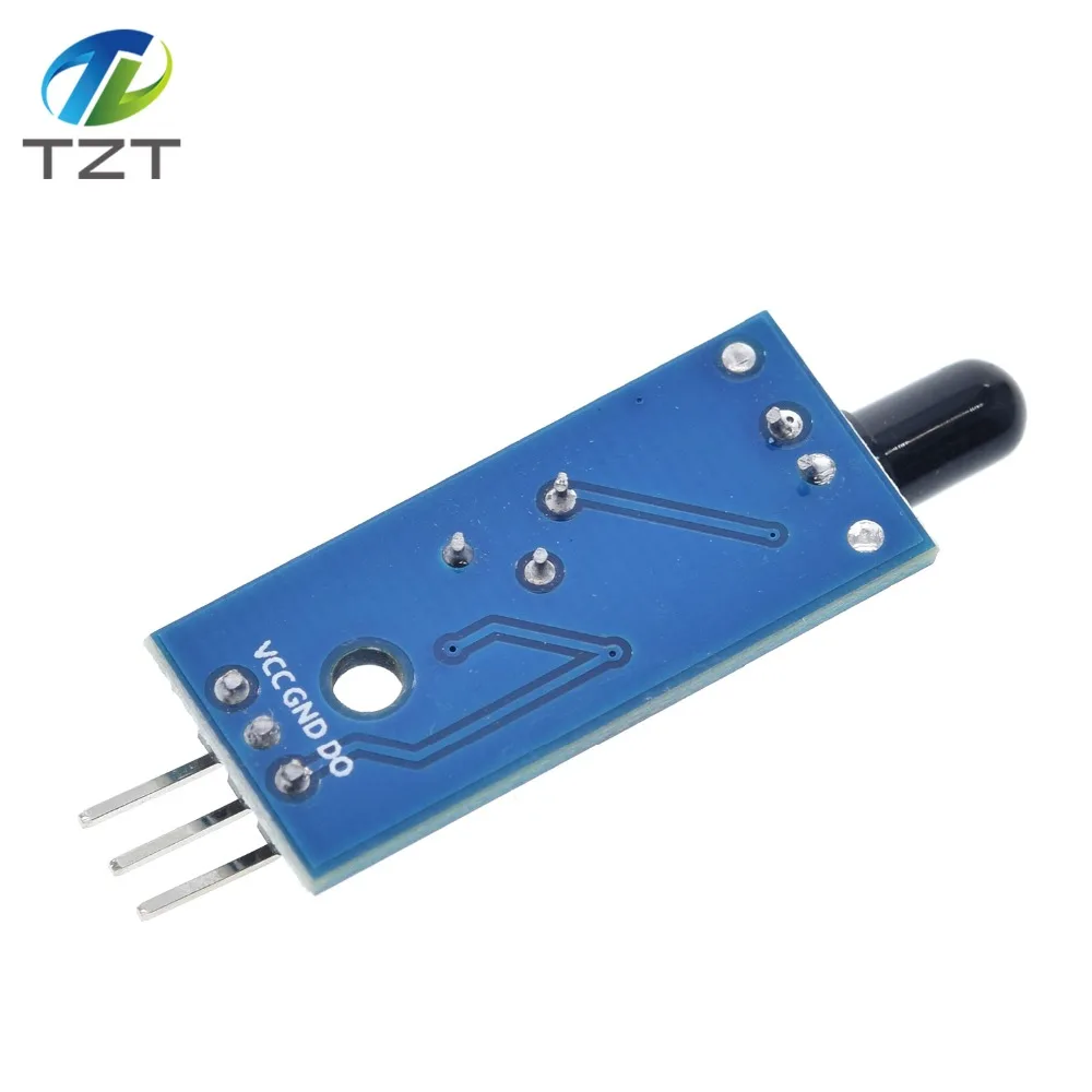 1/3PCS LM393 4 Pin IR Flamme Erkennung Modul Feuer Detektor Infrarot Empfänger Modul Für Arduino DIY KIT – Detail 1
