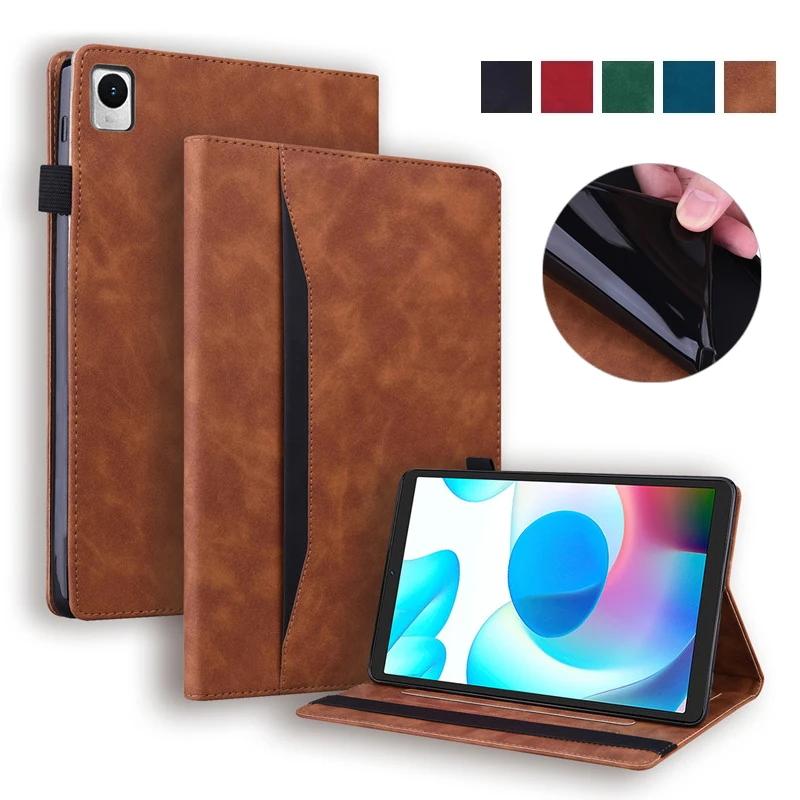 

Чехол для Realme Pad Mini 8,7 дюймов, модный кожаный чехол-кошелек с подставкой для Coque Realme Pad Mini 2022 8.7, чехол, чехол